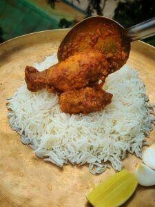 roasted-masala-chicken-served-with-basmati-rice