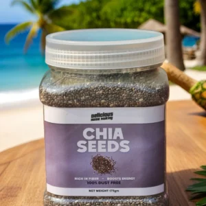 175g natural and dust free chia seeds