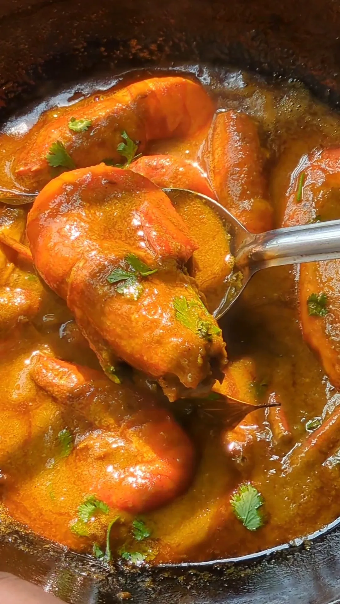 চিংড়ি মাছের তেল ঝাল
